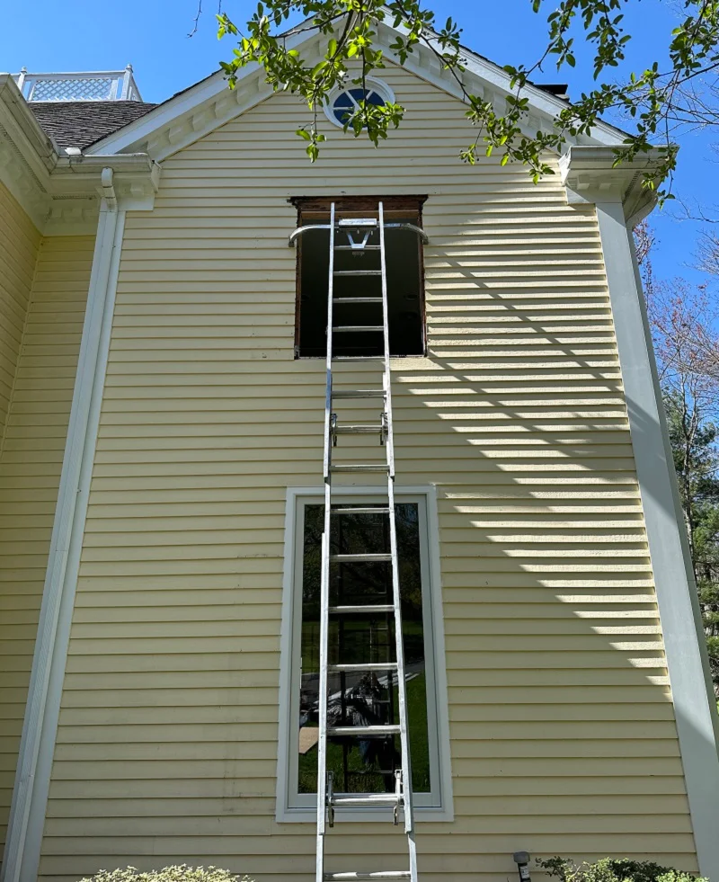 Second floor window replacement